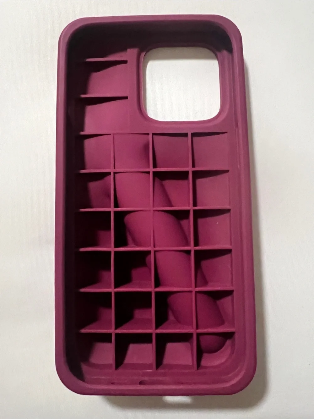 LNIB rhode iPhone 13 Pro Raspberry Jelly Peptide Lip Holder Silky Silicone Case